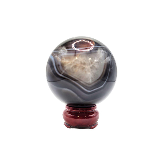 Black Agate Sphere CAE-135