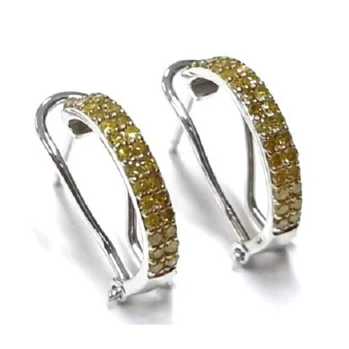 Yellow Diamond Earrings 315-BBB