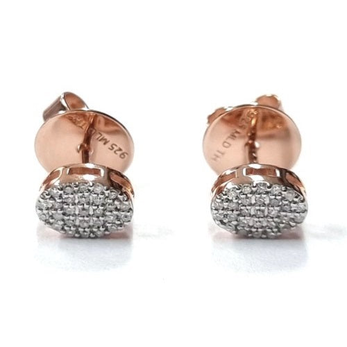 White Diamond Stud Earring 0.14cts