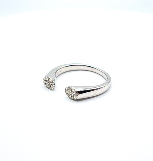 Diamond White Ring 0.12cts 390-AAX