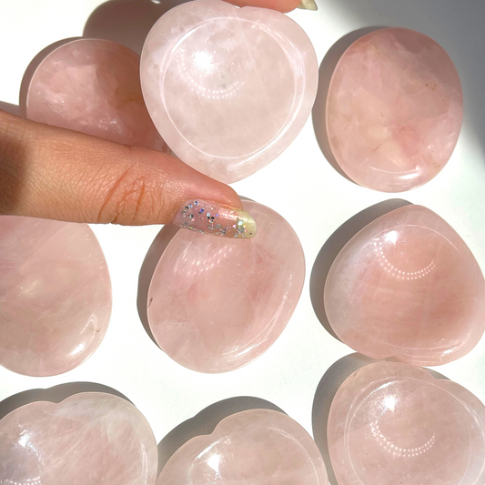 Rose Quartz Worry Stone