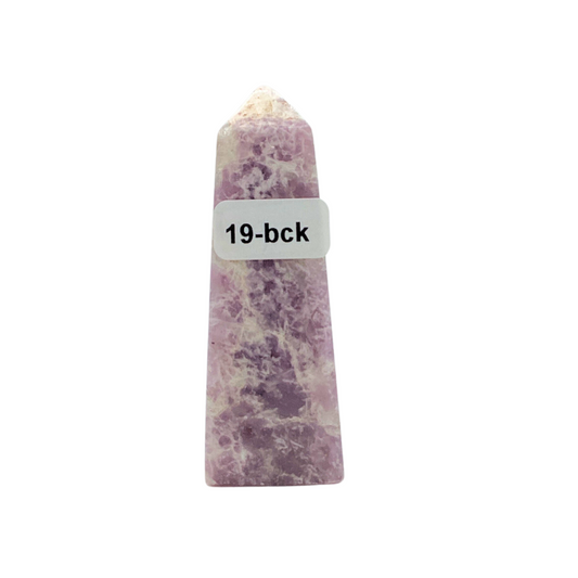 Lepidolite Tower 19bck