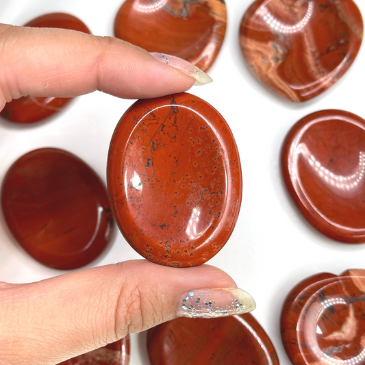 Red Jasper Worry Stone