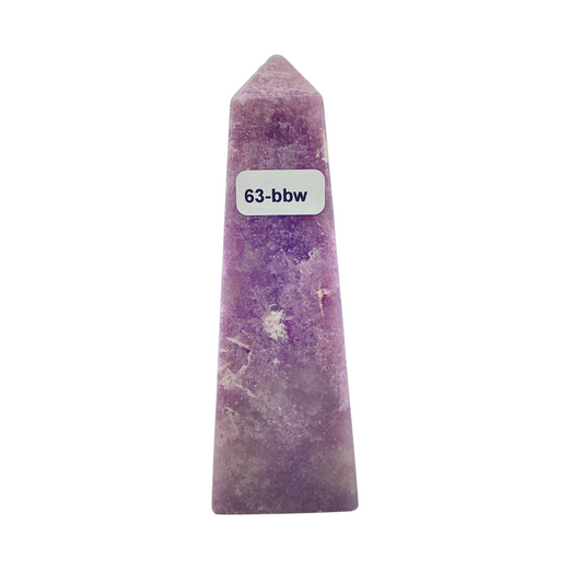 Lepidolite Tower 63-bbw