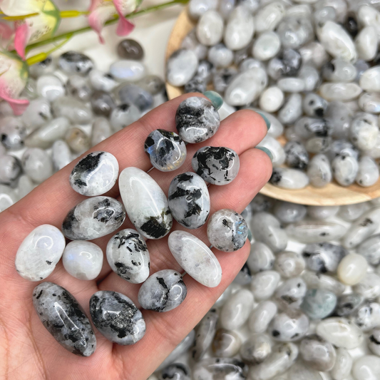 Rainbow Moonstone Tumbled Stone