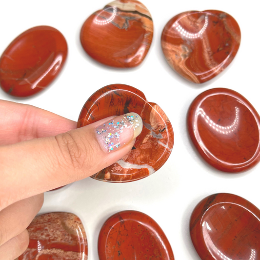 Red Jasper Worry Stone