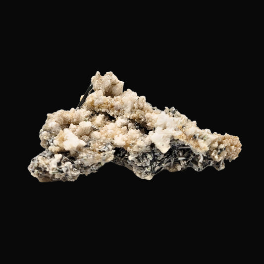 Black Tourmaline on Feldspar/Pakistan 28-scv