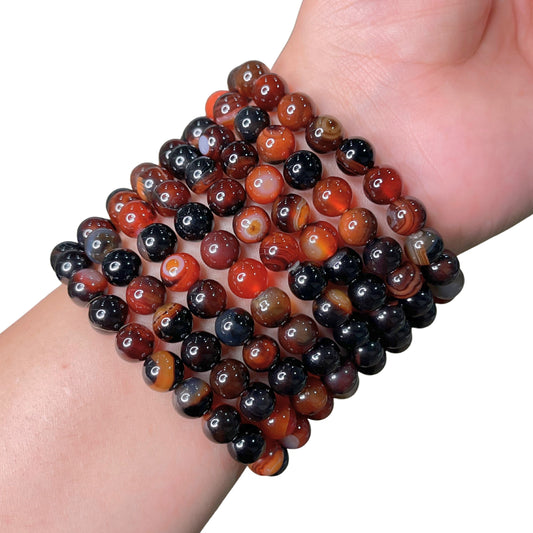 Carnelian Bead Bracelet IML-10
