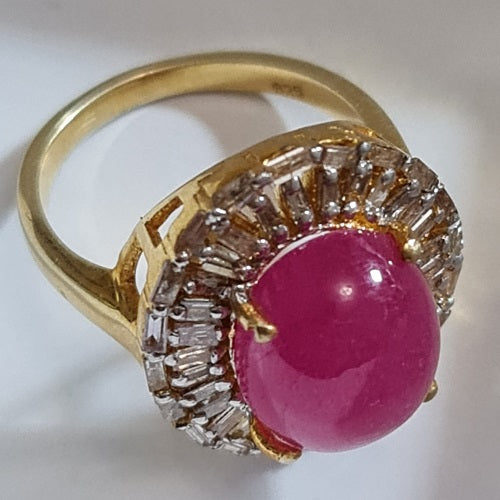 Dimond 1.38ct Ruby 11.34 Ring 1564-BAI