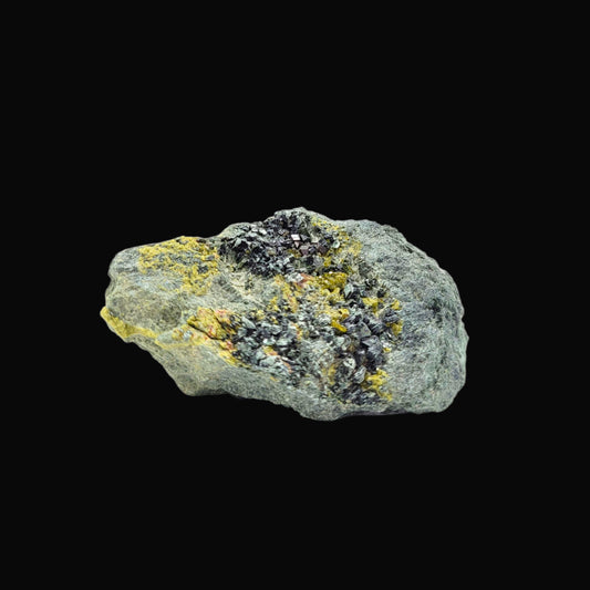 Hematite with Peridot 25-SMJ
