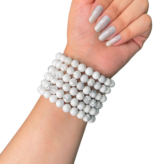 Howlite Bead Bracelet IMM-10