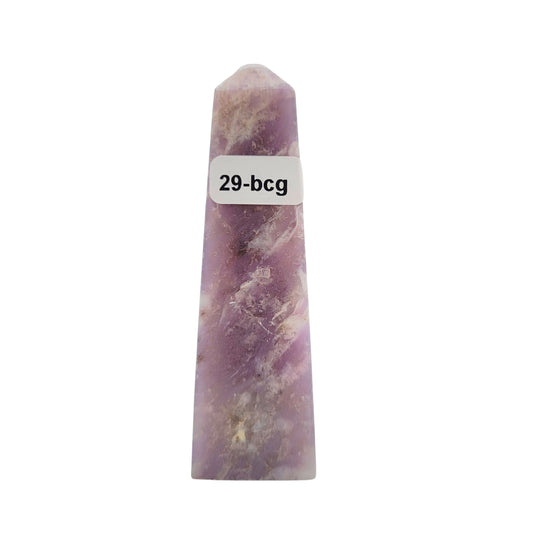 Lepidolite Tower 29-bcg