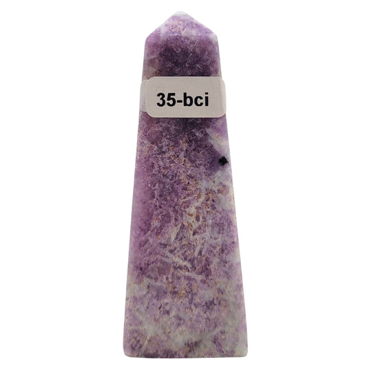 Lepidolite Tower 35-bci