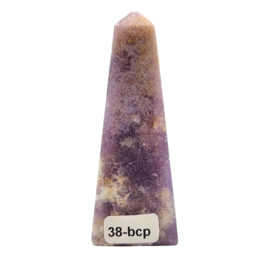 Lepidolite Tower 38-bcp