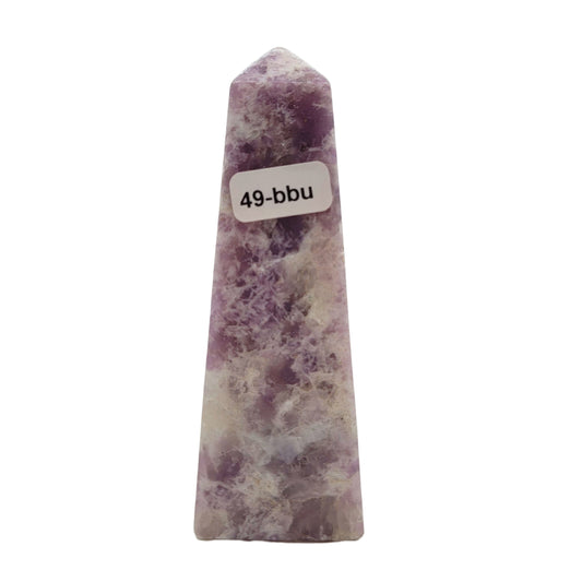 Lepidolite Tower 49-bbu