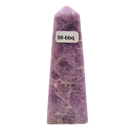 Lepidolite Tower 59-bbq