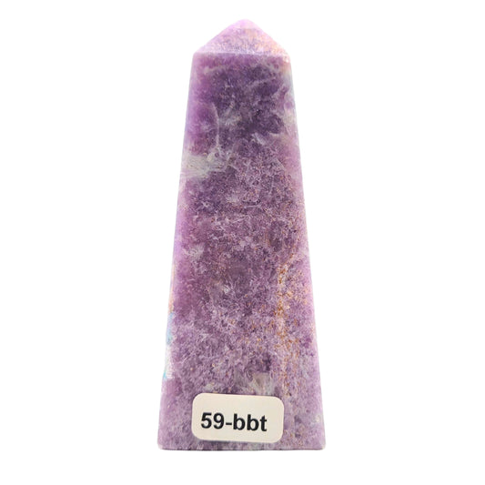Lepidolite Tower 59-bbt