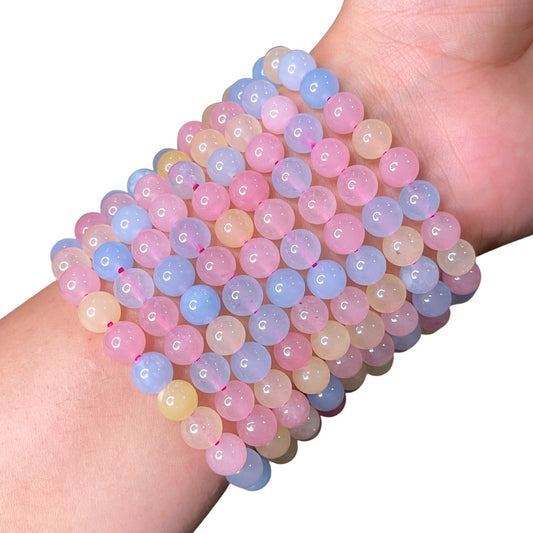 Morganite Bead Bracelet IMT-13