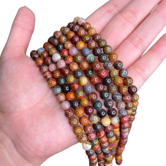 Ocean Jasper Bead Strand 6mm IMC-16