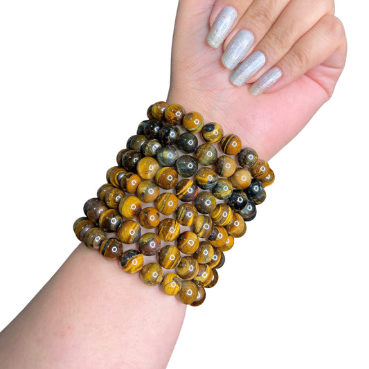 Tiger Eye Bead Bracelet IMP-13