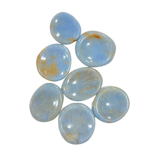 Angelite Worry Stone