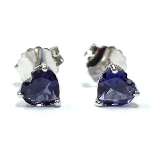 Iolite Stud Earring 89-CAT