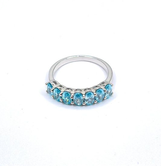 Blue Zircon Ring 149-IAL