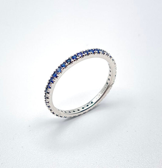 Blue Sapphire Eternity Band Ring 169-CBG