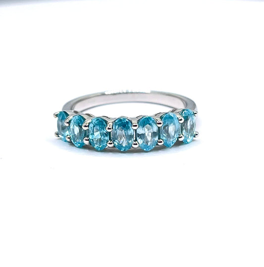 Blue Zircon Ring 149-IAL
