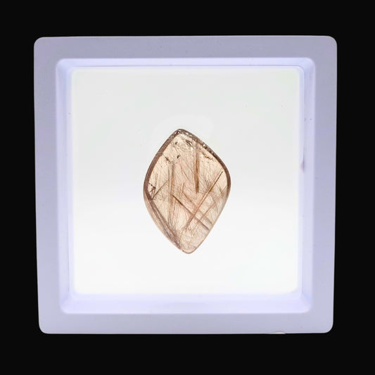 Rutaile quartz with brown feather rutile 45-gak
